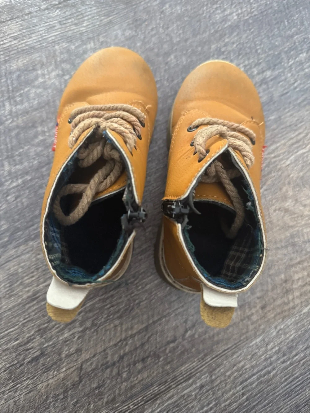 Toddler Boys Tan Chukka Work Boots EU 29